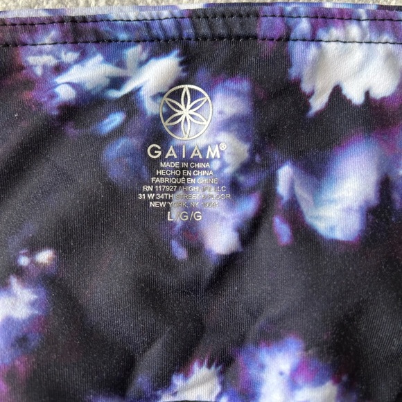 GAIAM workout leggings size L - Picture 2 of 3